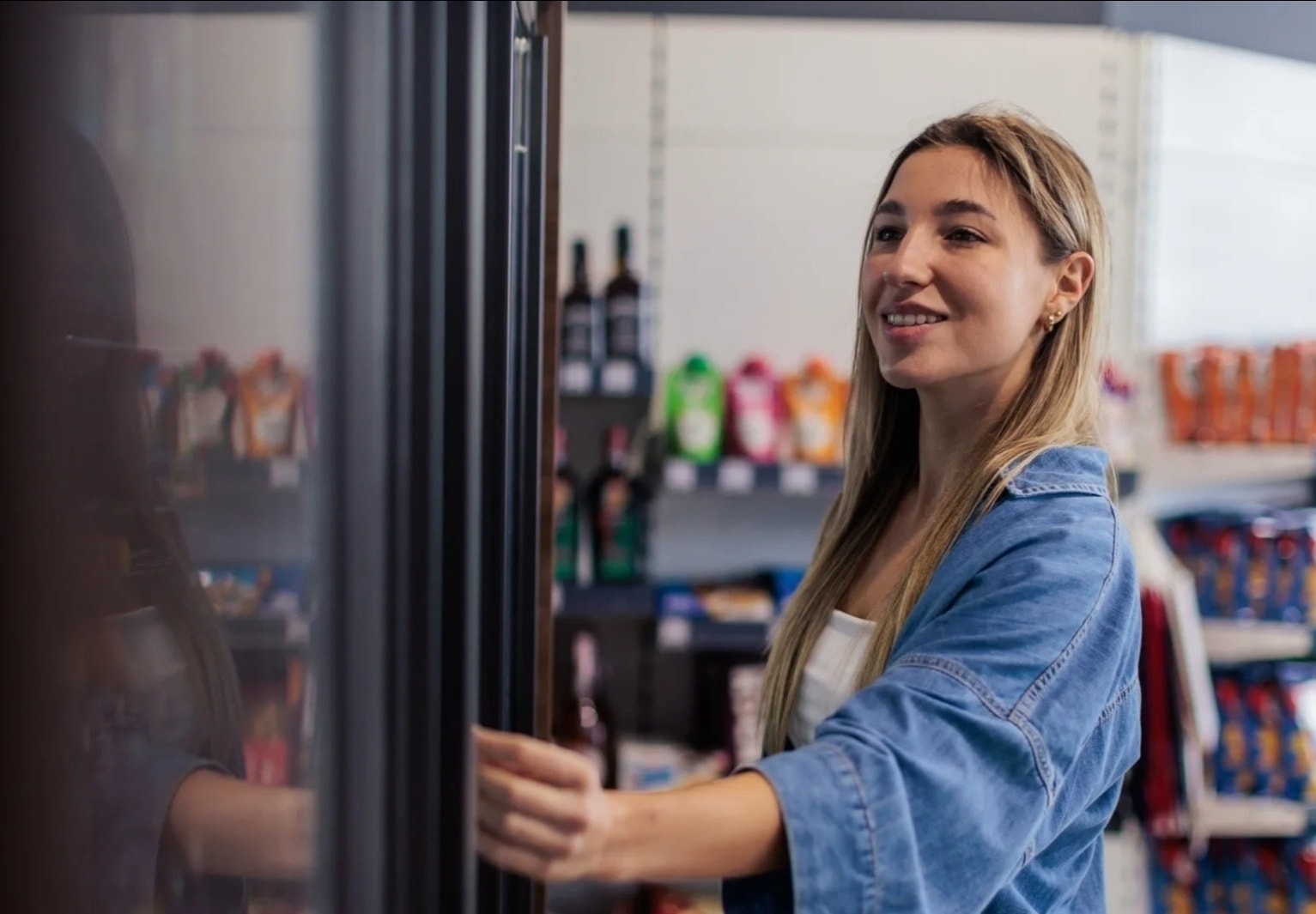 Fresh food and healthy options in a micro market
